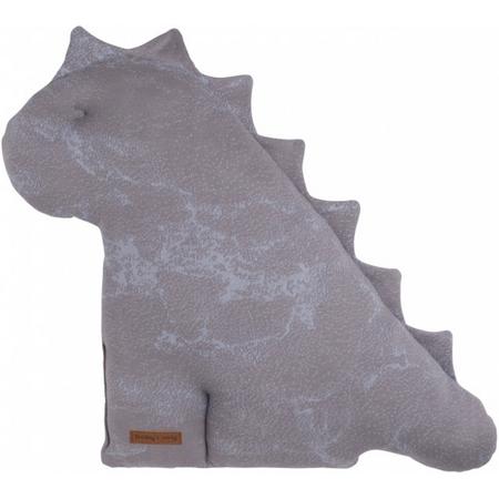 Babys Only Marble Dino Knuffel Cool Grey / Lila